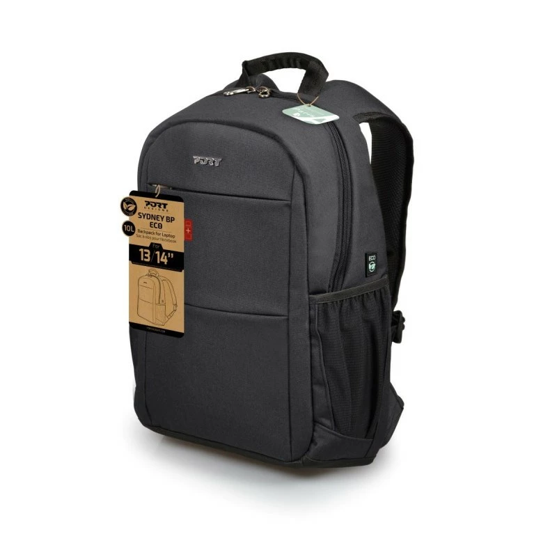 Rento reppu Port Designs Eco SYDNEY musta PET 330x180x440mm