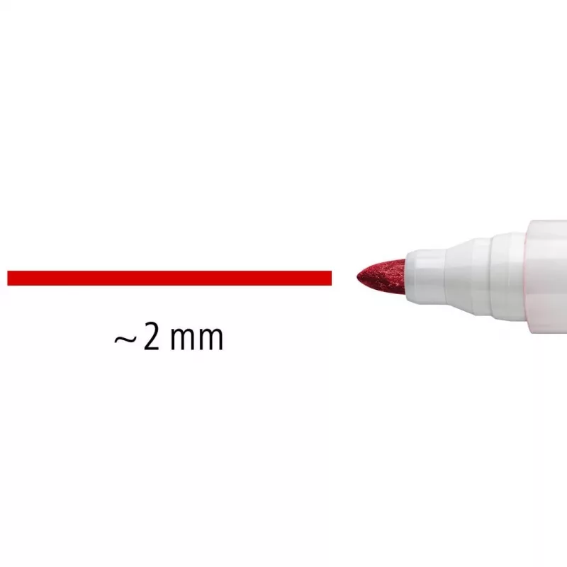 Tussi Staedtler Lumocolor Whiteboard 351 6 kpl pyöreä kärki