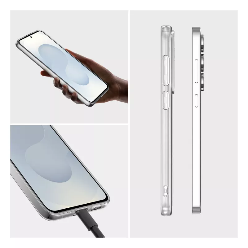 4smarts 360° suojasarja Samsung Galaxy S25 FE:lle (4S541684)