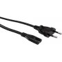 Value 19992089 musta 1 m CEE7/16 IEC 320 (19.99.2089)