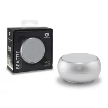 Conceptronic BEATTIE langaton Bluetooth-kaiutin, hopea, 3 W, 150 - 20000 Hz, langaton, 3.0+HS, Micro-USB, hopea