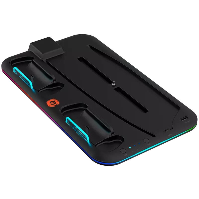 Jäähdytysteline CANYON CS-5 RGB PS5:lle lataustoiminnolla, malli CND-CSPS5B