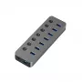 Sovitin USB A 3.0 – 7 x USB 3.0 kytkimillä