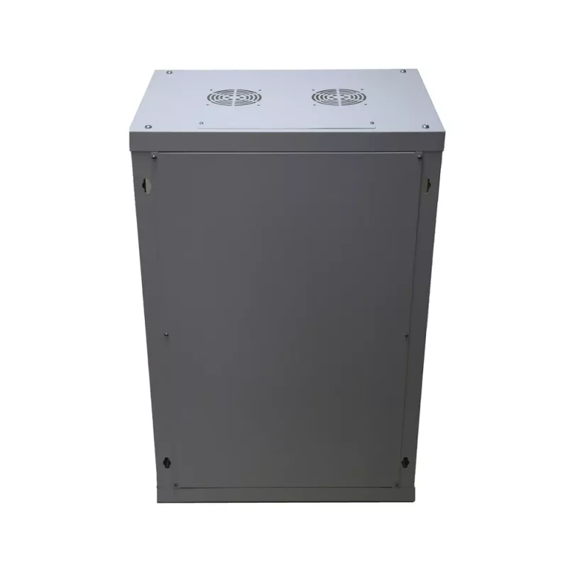 Seinäkiinnitteinen räkki Extralink 18U 600x450 harmaa