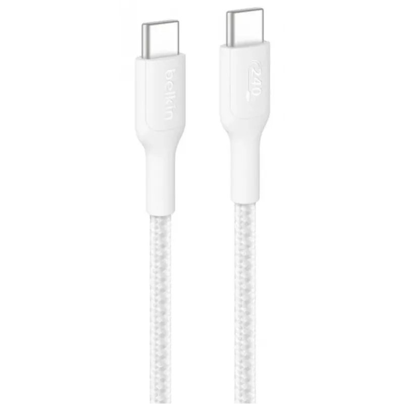 USB-kaapeli Belkin BoostCharge Pro 2m USB-C valkoinen