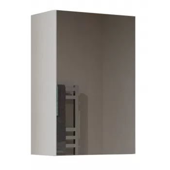 Kylpyhuoneen seinäkaappi Top e shop POLA 1DL BIEL — 400×220×600 mm, 3 hyllytasoa, valkoinen