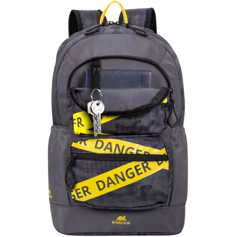 Kannettavan tietokoneen reppu Urban 14L 13.3/5421 harmaa camo Rivacase