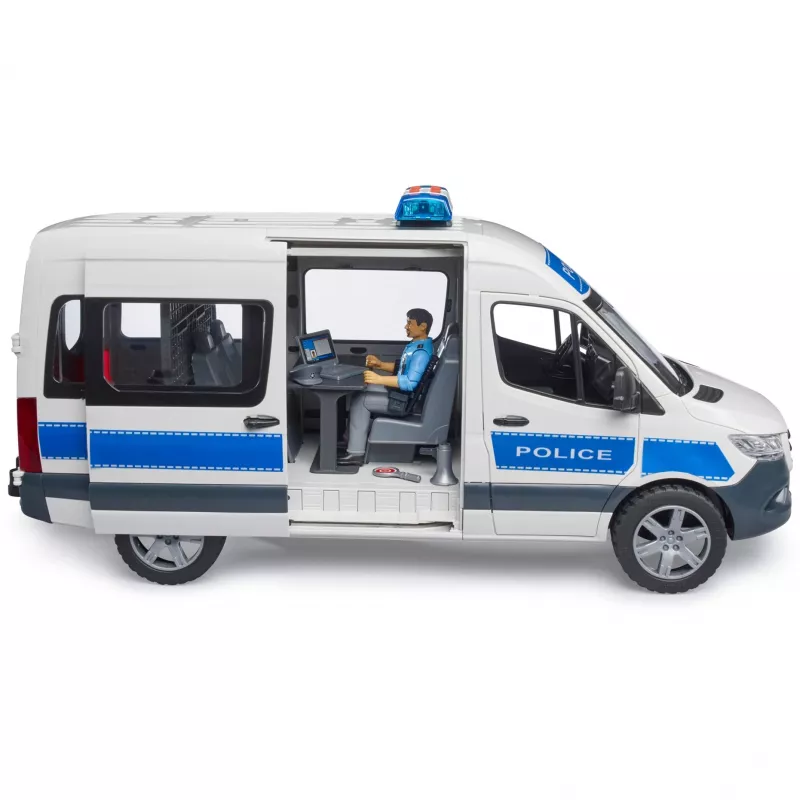 Mercedes-Benz Poliisi Sprinter -setti figuurilla ja valo-/äänimoduulilla
