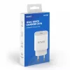 Seinäkiinnitteinen laturi 20W LA-09 USB-C QC, PD 3.0 Savio SAVLA-09