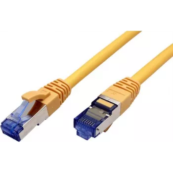 Value 21.99.1934 RJ45-verkkokaapeli, patch-kaapeli CAT 6a S/FTP 0,30 m keltainen 1 kpl
