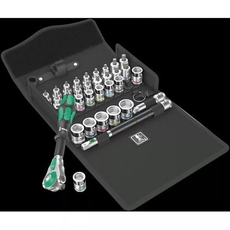 Wera 05003536001 8100 SB All-in Zyklop Speed räikkäsarja, 3/8