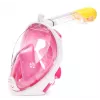Snorkkelimaski Free Breath M2068G L/XL pinkki — kokonaamarimaski, koko L/XL