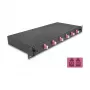 Kuituliitoskotelo DeLOCK 66999 musta metalli 482x220x44mm