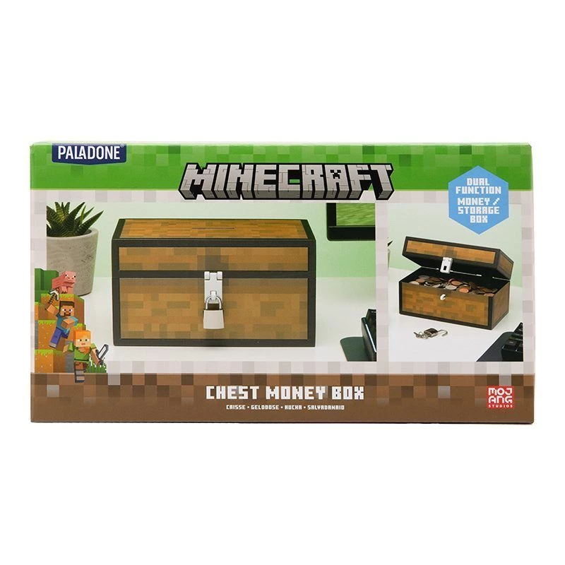 Säästöpossu Paladone Minecraft-arkkumalli PP13601MCF kolikkopankki lapsille ja faneille