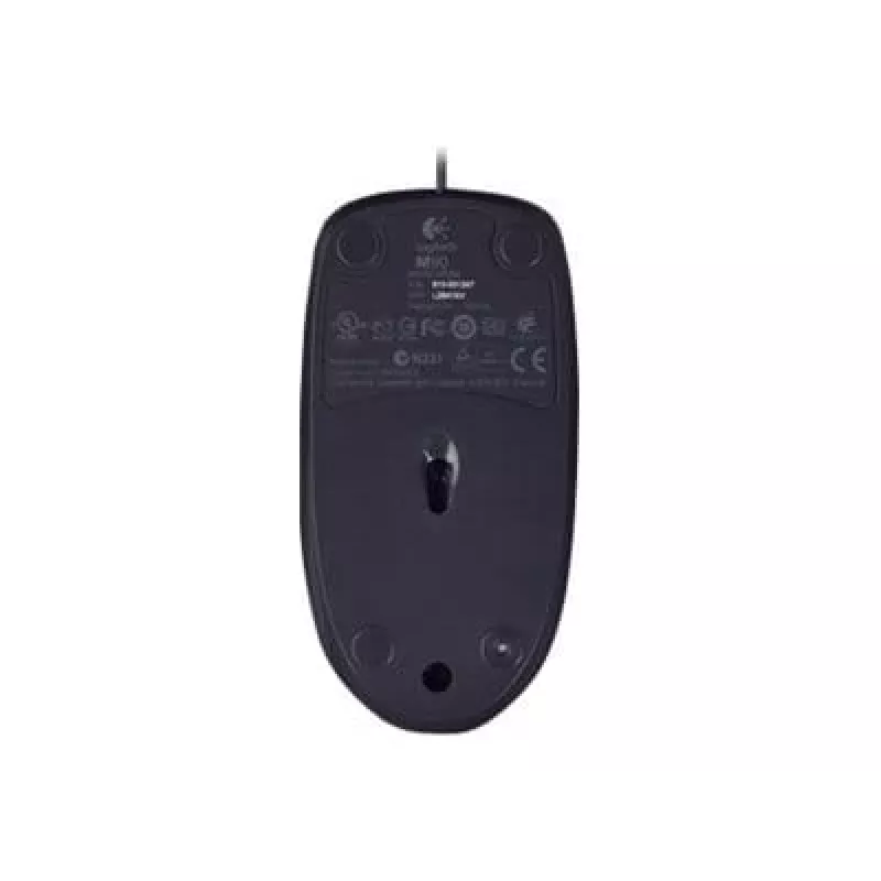 Logitech M90 johdollinen optinen toimistohiiri — 1000 DPI, molempikätinen, USB Type-A, musta