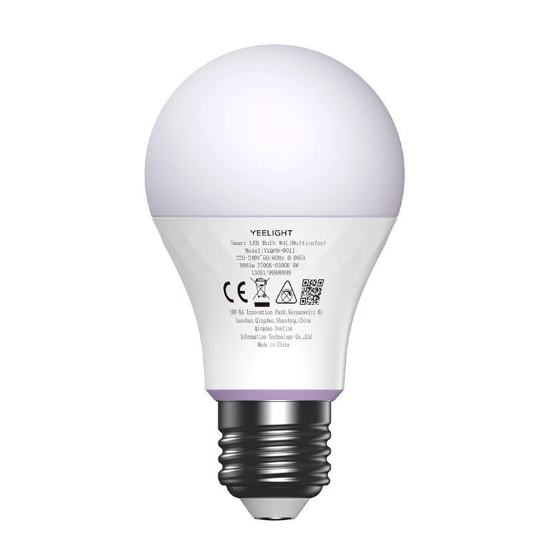 YEELIGHT W4 älylamppu Wi-Fi/Bluetooth E27 värillinen (YLQPD-0011) 4 kpl