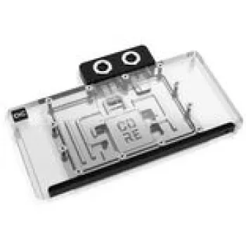 Vesijäähdytin Alphacool Core RX 9070 XT Nitro+ läpinäkyvä/kromi taustalevyllä