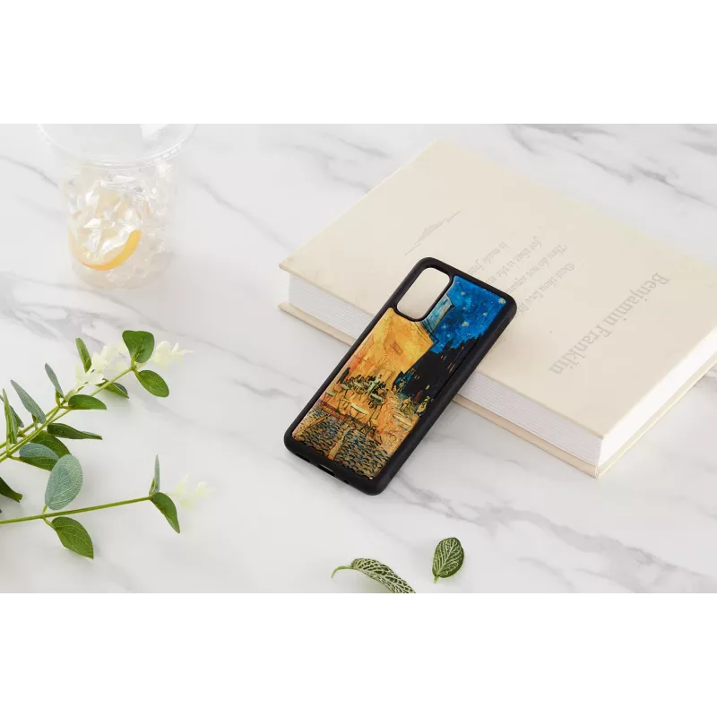 iKins suojakotelo Samsung Galaxy S20:lle – musta, Caféterrasse-muotoilu