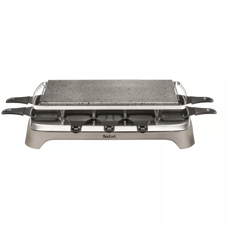 Tefal PR457B raclette-grilli 10 henkilölle 1350 W harmaa