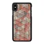 iKins suojakotelo iPhone XS Max — salmiakkikuvio, musta