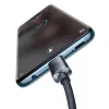 Baseus CAJY000701 Crystal Shine USB-C – USB-C -kaapeli, 100 W, 480 Mbit/s, 2 m, musta