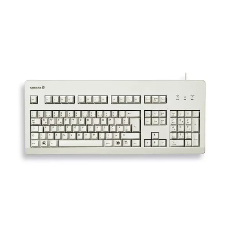 CHERRY G80-3000 näppäimistö yleisnäppäimistö USB QWERTZ saksa harmaa
