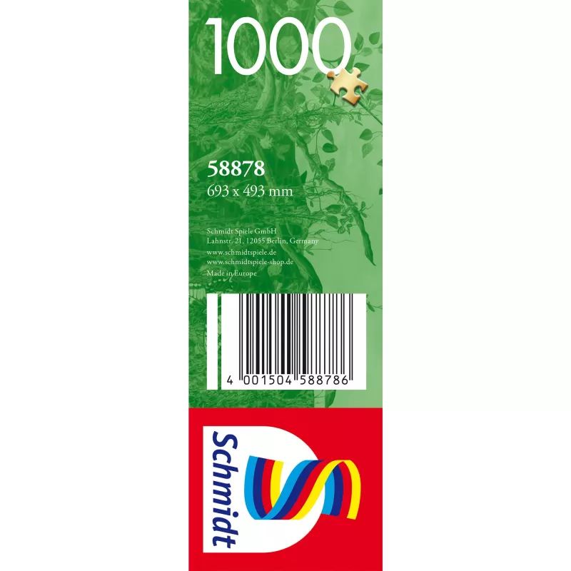 Palapeli 1000 palaa, Schmidt Spiele Märchenschloss und Waldzauber