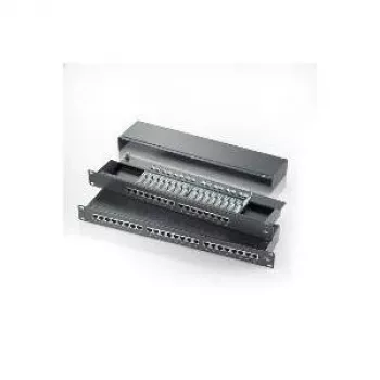 ROLINE 48,30 cm (19) patch-paneeli 1 HE, 24 porttia, Cat.5e, musta (26.11.0328)