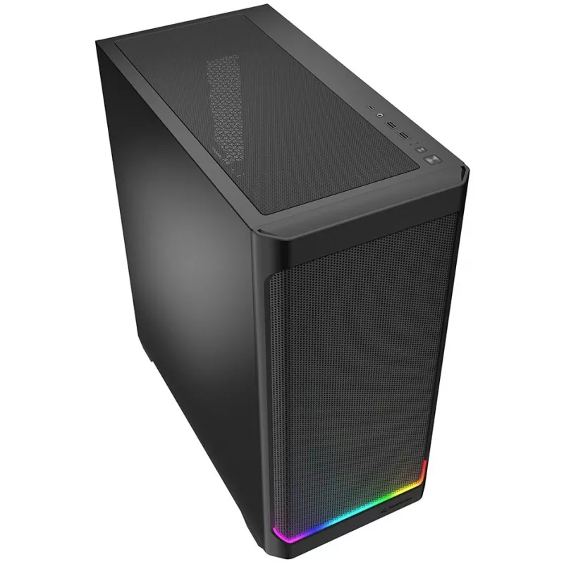 Sharkoon AK4 RGB STRIP Midi Tower musta