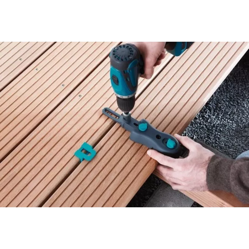 Palkkipuristin wolfcraft GmbH terassinrakennussarja