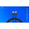 DisplayPort-kaapeli SAVIO CL-166 2 m musta – DisplayPort 1.4, uros-uros, kullatut kontaktit