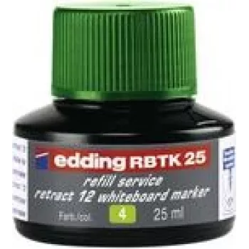 Täyttömuste tussille Edding RBTK 25, vihreä, 25 ml