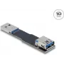 Sukupuolenvaihtaja-adapterikaapeli DELOCK 67420 — USB Type-A – Type-A, musta