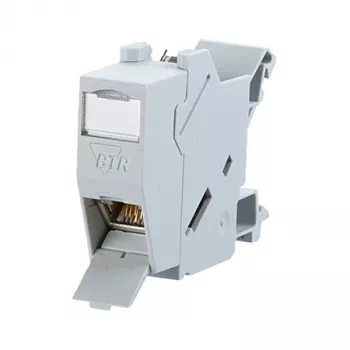 METZ CONNECT BTR IT CONNECT E-DAT -moduuli REG 8(8) IP20 - modulaarinen liitäntä - vaaleanharmaa, RAL 7035 - 1 liitäntä (1309426003-E)
