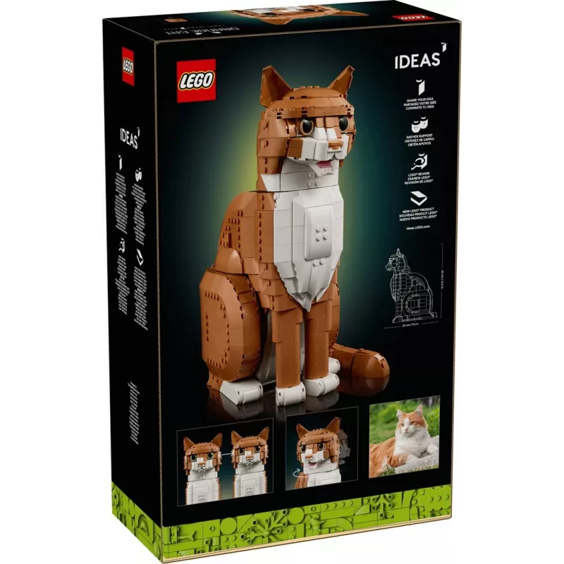 LEGO IDEAS 21376 oranssi kissa