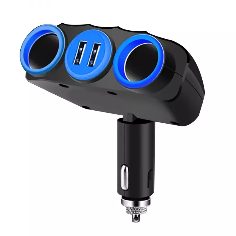 Vakoss TP-3268K 2xUSB savukkeensytytinjakaja