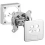 Wentronic Goobay SET 4-reikäinen antennirasia, 2dB - haaroitus- tai pääterasia, DC-läpivienti (67089)