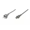 Assmann virtajohto Schuko - C5 M/W 1,2 m H05VV-F3G 0,75 mm² sininen (AK-440115-012-S)