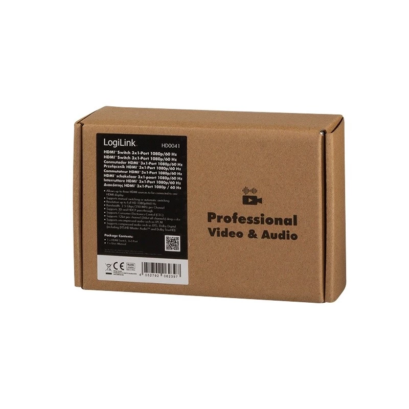 HDMI-kytkin LogiLink HD0041