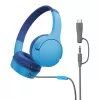 On-Ear-kuulokkeet Belkin SoundForm Mini johdollinen 3,5 mm USB-C sininen