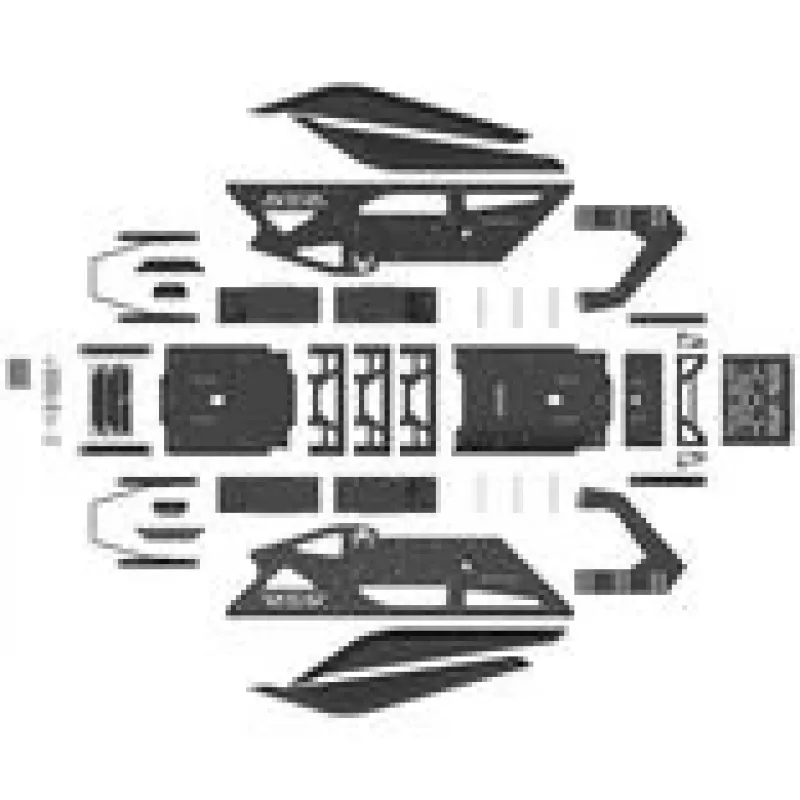 Res-Tech GT Cockpit simracing-rigi - Shiny valkoinen