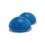 Tasapaino- ja proprioseptiikka-aistipuolipallot Qmed DRQM3GCH101 — pari, teknopolymeeri, Ø16 cm, maksimikuormitus 100 kg, sininen