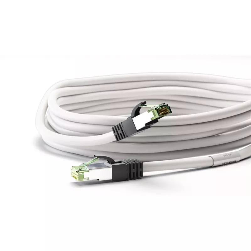 Wentronic 55127 - 5 m - Cat8.1 - S/FTP (S-STP) - RJ-45 - RJ-45 - valkoinen