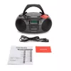 Kannettava stereojärjestelmä Aiwa BBTC-550BK Digital 6 W FM PLL musta