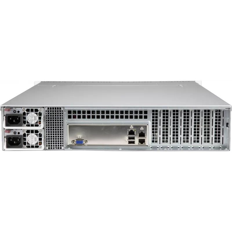 Supermicro CSE-LA25TQC-R609LP tietokonekotelo rack musta 600 W