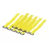 LogiLink - kaapeliside - 30 cm - keltainen (10 kpl:n pakkaus)