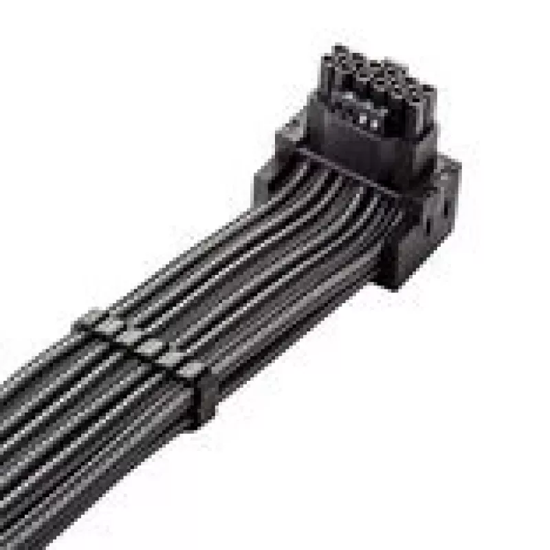 CableMod C-Series Pro -liitäntäkaapeli variantti A 90° 16-pin 4×8-pin PCIe carbon