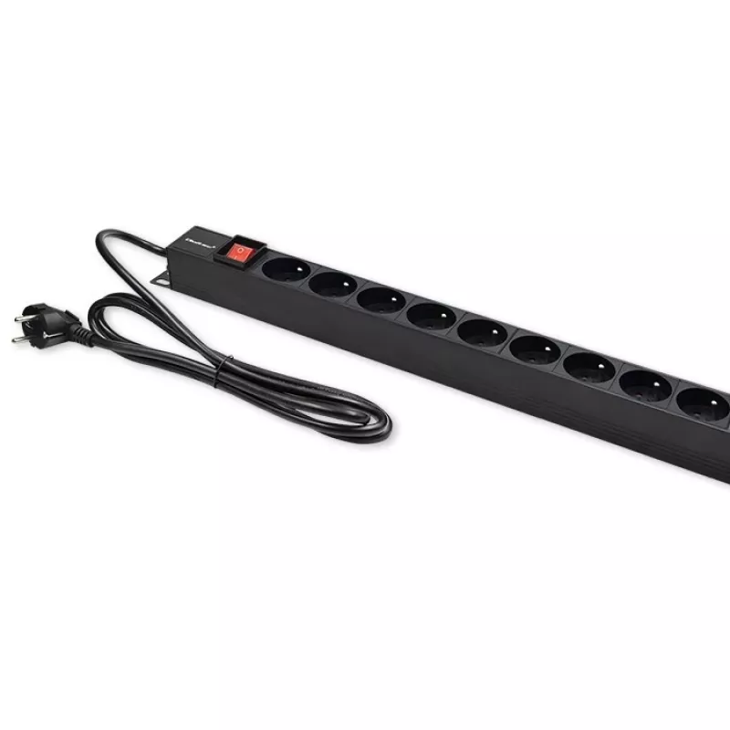 Pistorasia RACK 16A PDU, 16xFRENCH, pystysuora