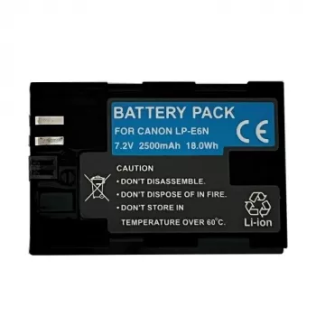 Uudelleenladattava kamera-akku Extra Digital LP-E6N 2400 mAh, yhteensopiva varaosa Canon LP-E6N:lle