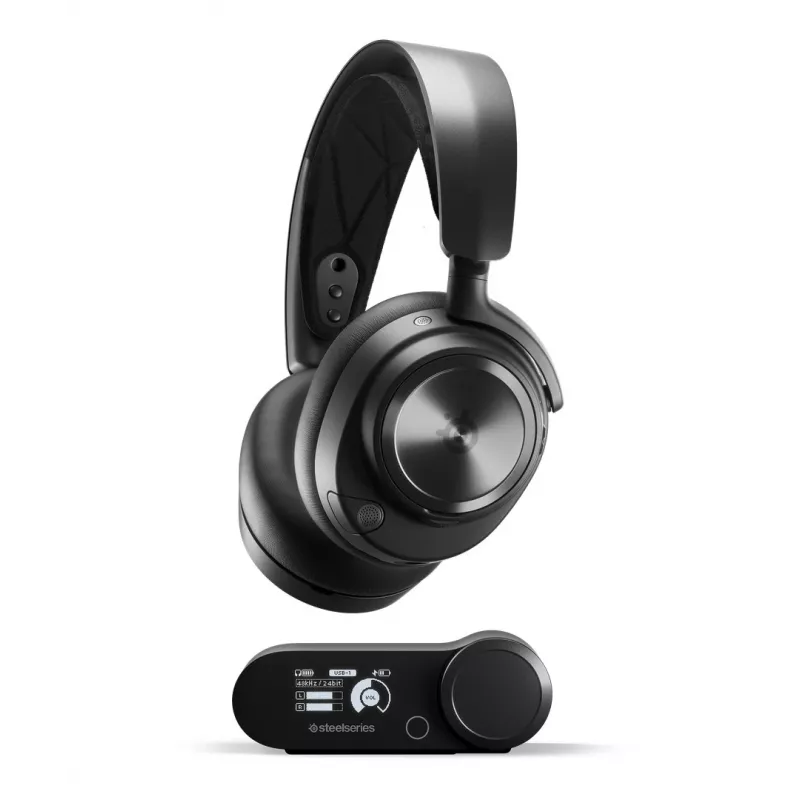 Steelseries Arctis Nova Pro Wireless Headset pääpanta pelikuuloke Bluetooth musta